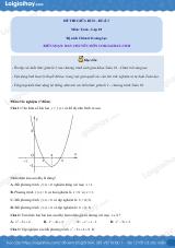 Đề thi giữa kì 2 Toán 10 Chân trời sáng tạo - Đề số 3